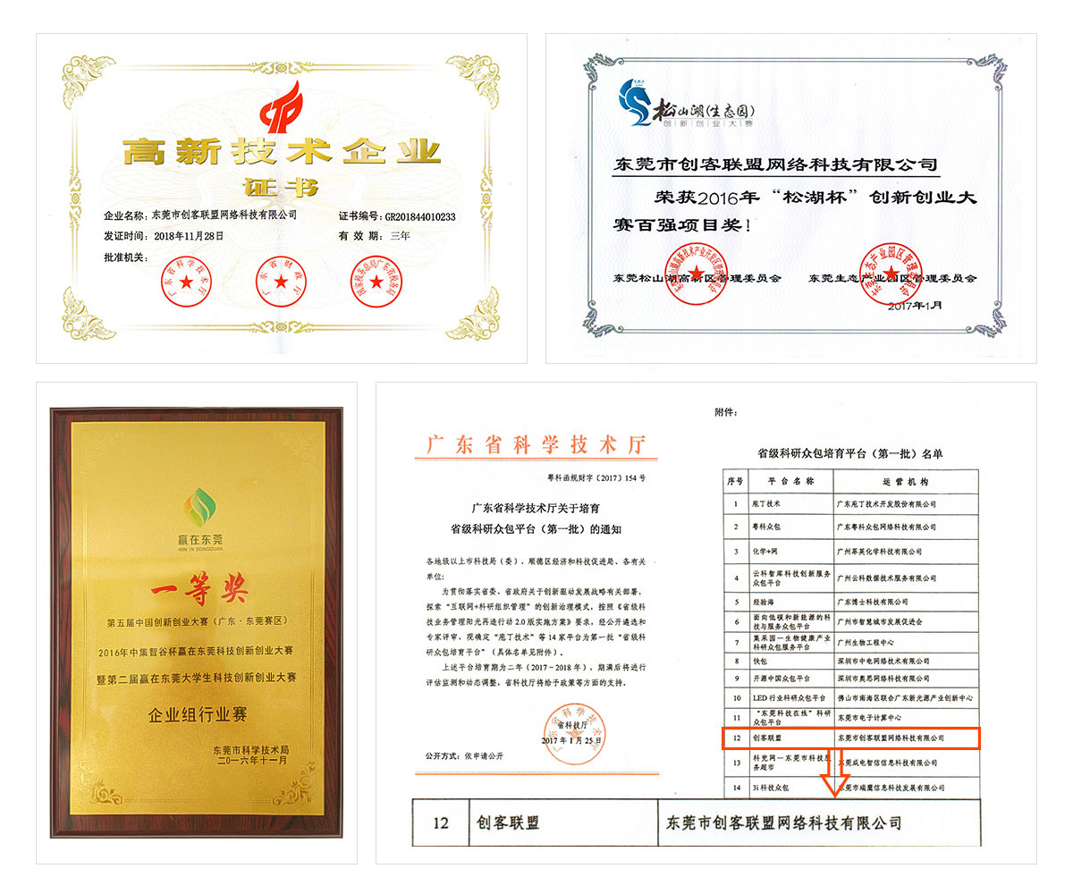 e鍵打印獲獎(jiǎng)榮譽(yù)證書